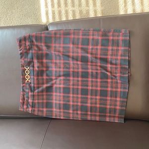 Plaid skirt